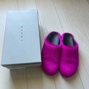 Marni Fur Mules